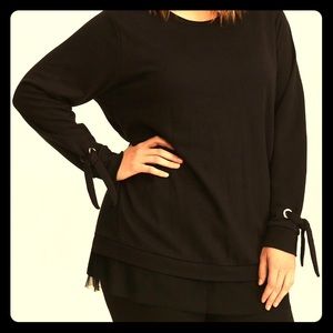 Black Tunic Sweatshirt